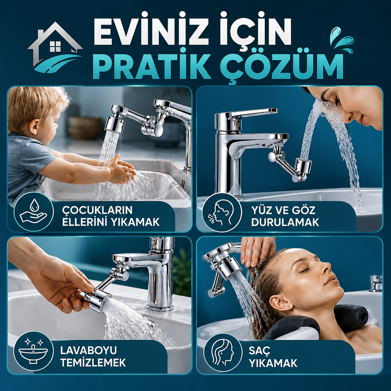 Musluğunuzu Saniyeler İçinde Daha Kullanışlı Hale Getirin! 🚿