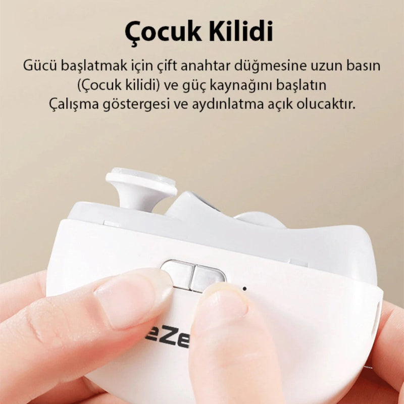 Elektrikli Tırnak Makası Ve Törpüsü