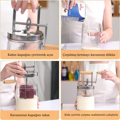 FAHİŞ MARKET FİYATLARINA SON! KENDİ TEREYAĞINI YAP ✨