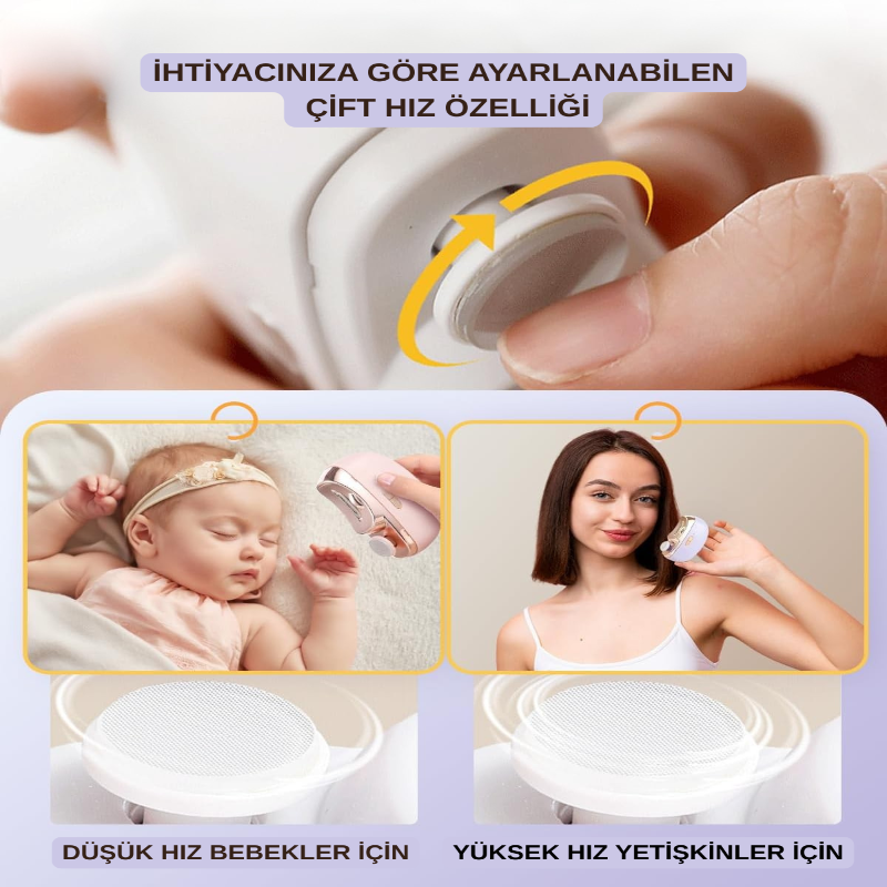 Elektrikli Tırnak Makası Ve Törpüsü