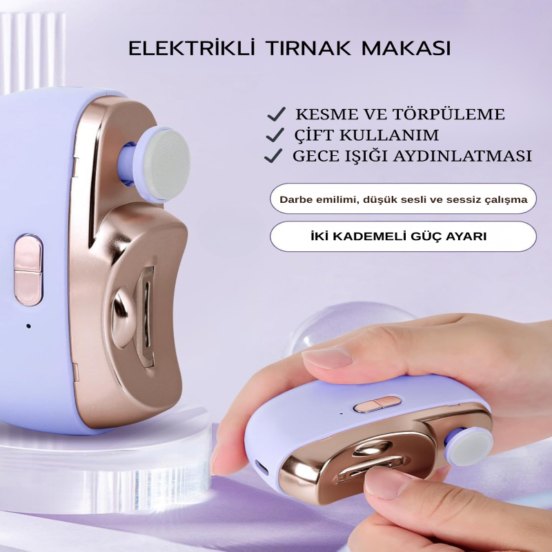 Elektrikli Tırnak Makası Ve Törpüsü